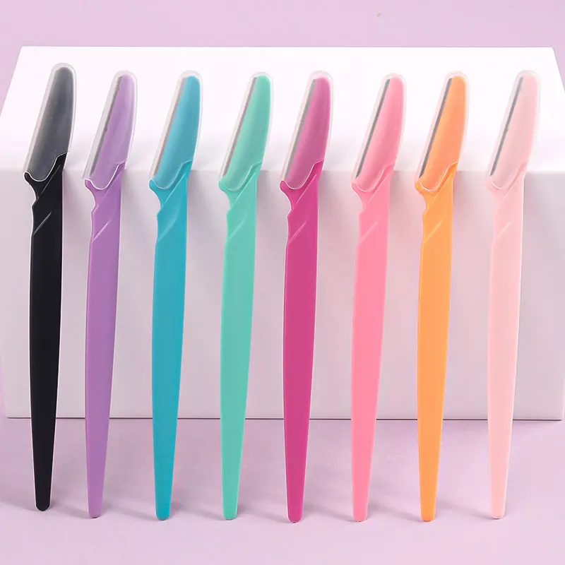 1pc Eyebrow Trimmer Blade Shaver Portable Face Razor Eye Brow Epilation Hair Removal Cutters Safety Razor Woman Makeup Tools