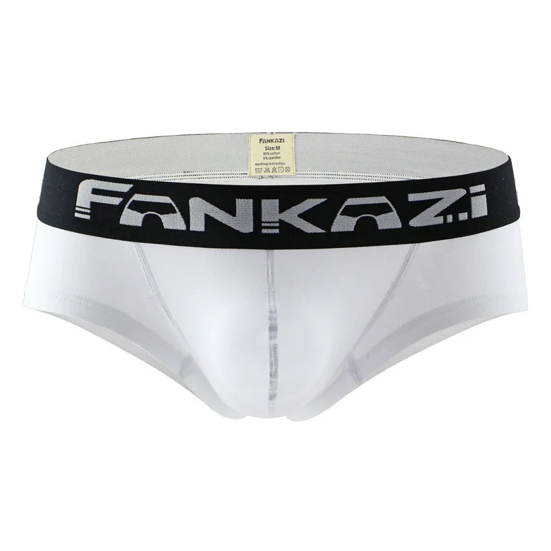 Men's Boxy Underwear Male Sexy Low Waist U Convex Pouch Boxer Shorts Teenager Skin Friendly Cotton Breath Comfort Sports Panties