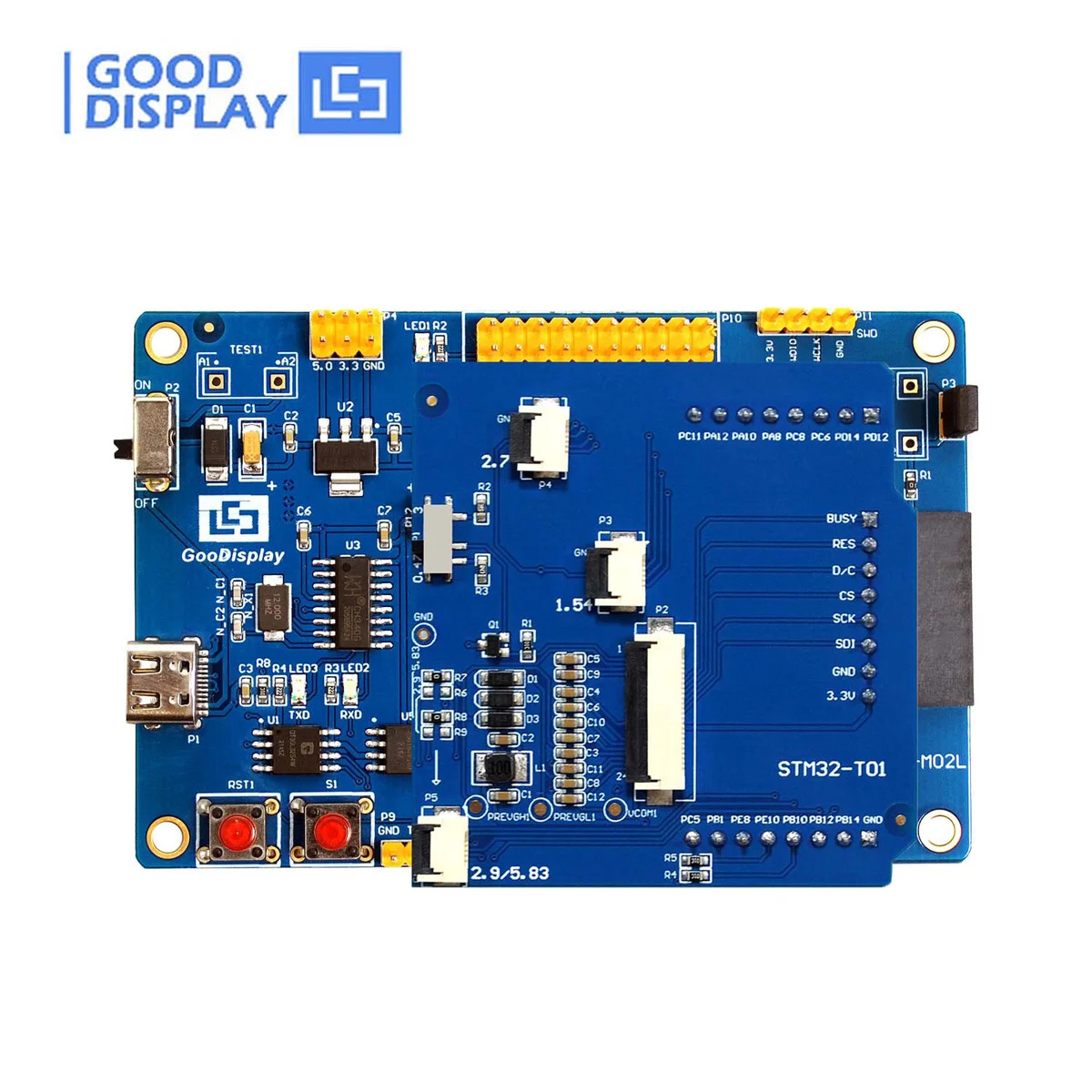 

STM32 development board Type-C interface ultra-low power consumption for touch e-ink epaper, STM32-L(T01)