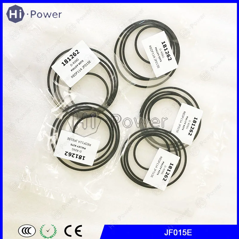 JF015E RE0F11A Transmission Clutch Repair D-ring Pulley Kits 181262 For Nissan Sentra JF015 Gearbox Oil Seal Rings