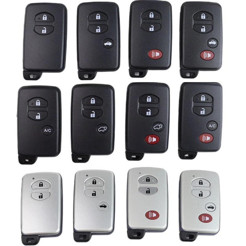 Car Key Housing Key Case Shell for Toyota VenzaPrius C V 4Runner Avalon Camry Rav4 Highlander Aqua Land Cruiser Prado Corolla