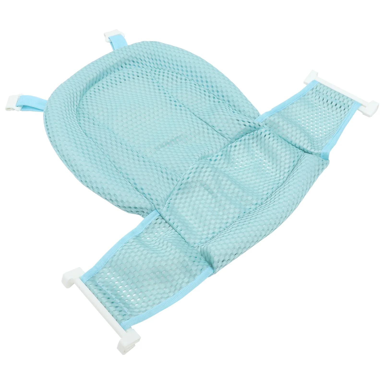 

1Pcs Baby Bath Net Adjustable Newborn Shower Mesh Seat Support Net Foldable Bath Tub Sling Safety Hold for Infant Bathing