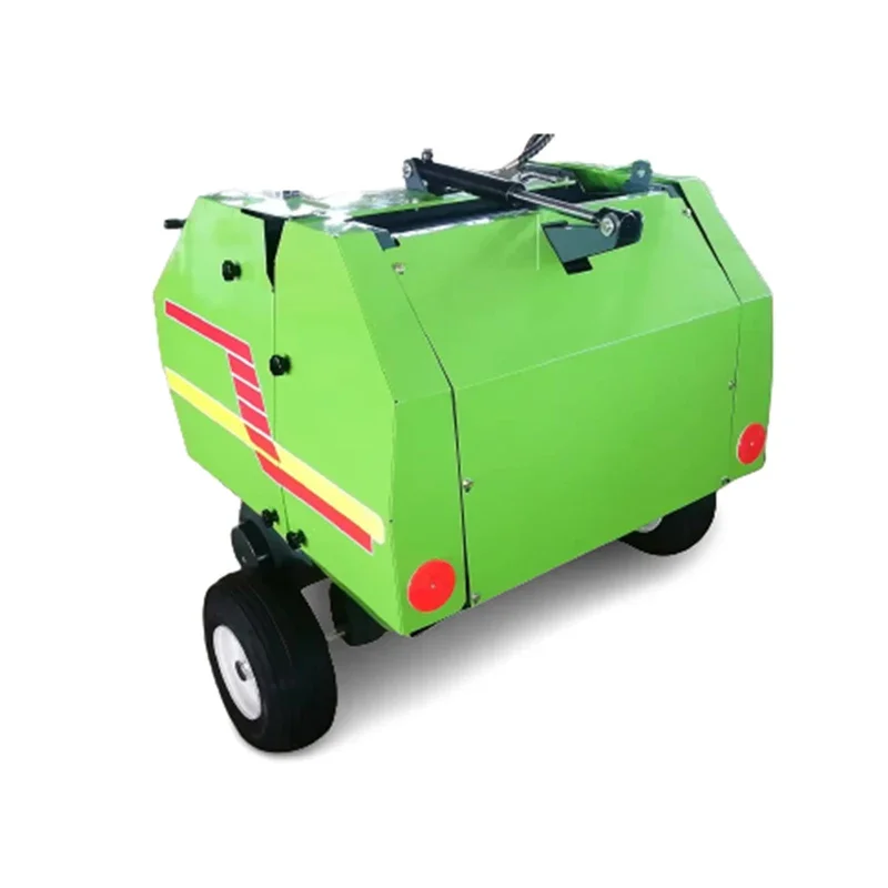 Farm Silage Forage Baler Cutting and Packing Wrapping Machine Animal Feed Corn Silage Round Baler Wrapper Making Machine