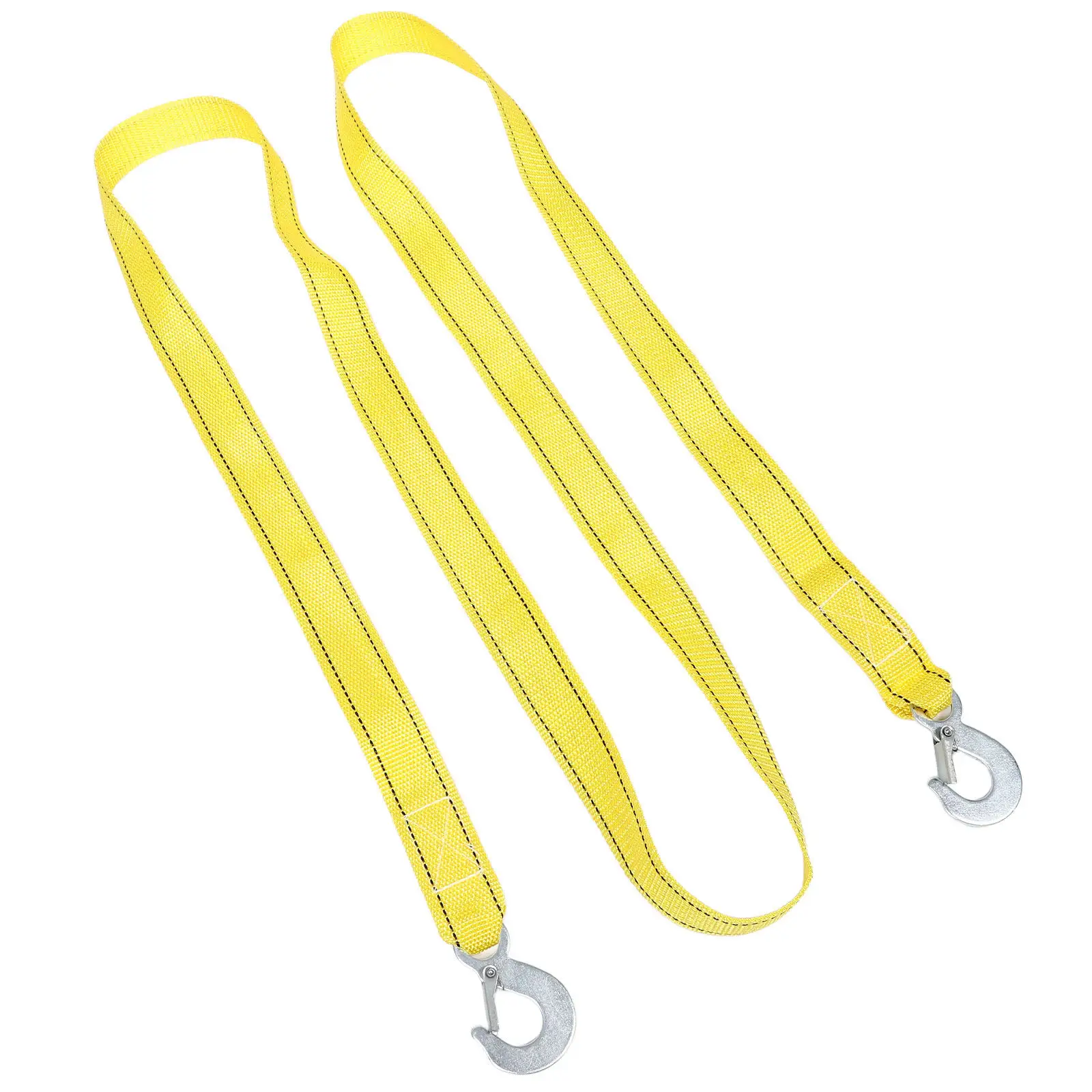 Heavy Duty Tow Rope Fluorescent Emergency Outdoor Use Vehicle Recovery Strap Motorcycles Bicycle Car Bike Tow Rope
