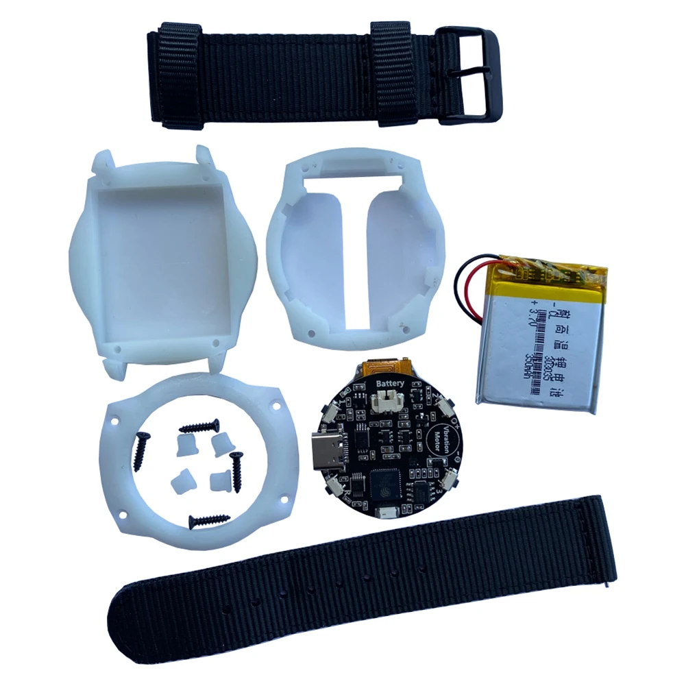 

Stylish-ESP32 Programmable Watch Open-Smartwatch Light V3.3Plus ESP32 ESP32 Smart Watch Support Wifi Bluetooth White + Black