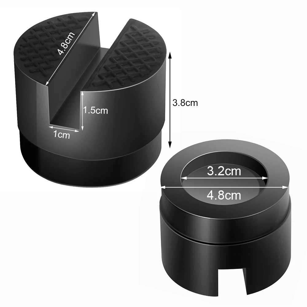 Universele Auto Lift Jack Stand Rubber Pads Vloer Sleuven Auto Jack Rubber Pad Frame Protector Adapter Jacking Tool