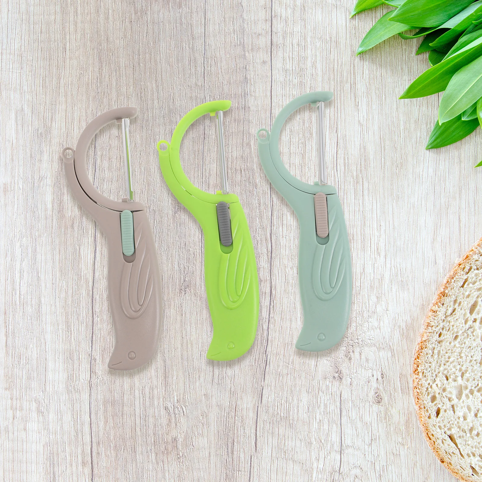 

3 Pcs Skin-peeler Fruit Slicer Plane Machine Apple Stripper Stainless Steel Carrot Peelers for Kitchen Gadget