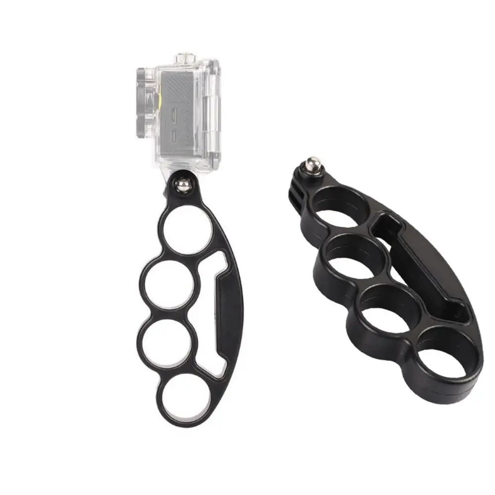 Selfie Bracket Finger Grip Ring ABS Handheld Camera Selfie Accessory Black Camera Holder Accessories for GoPro Hero 6 7 5 4 3