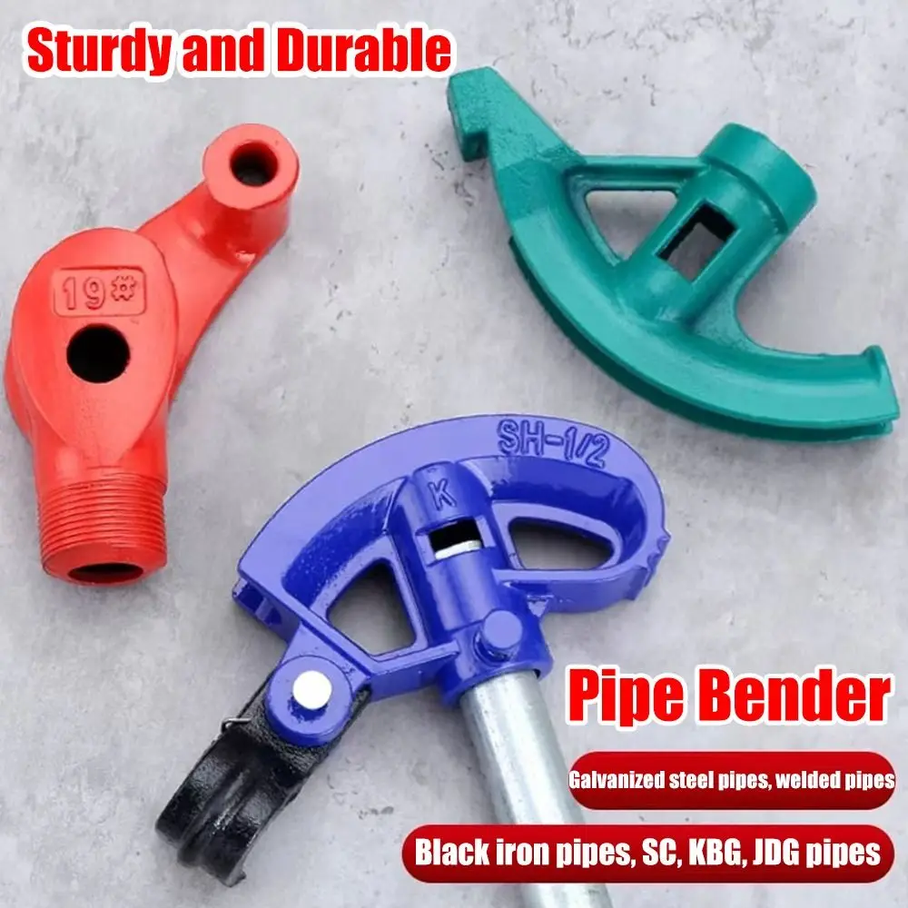 

1Pcs Durable Manual Pipe Bender Steel Head Wiring Tube Bending Forming Tool Portable SH SC ST Conduit Bender Hand Tool