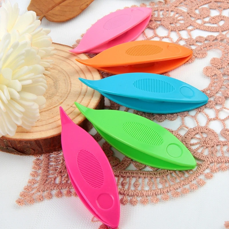 DIY Shuttle Craft Tool, Colorful Plastic Tatting Shuttles Weaving Tools