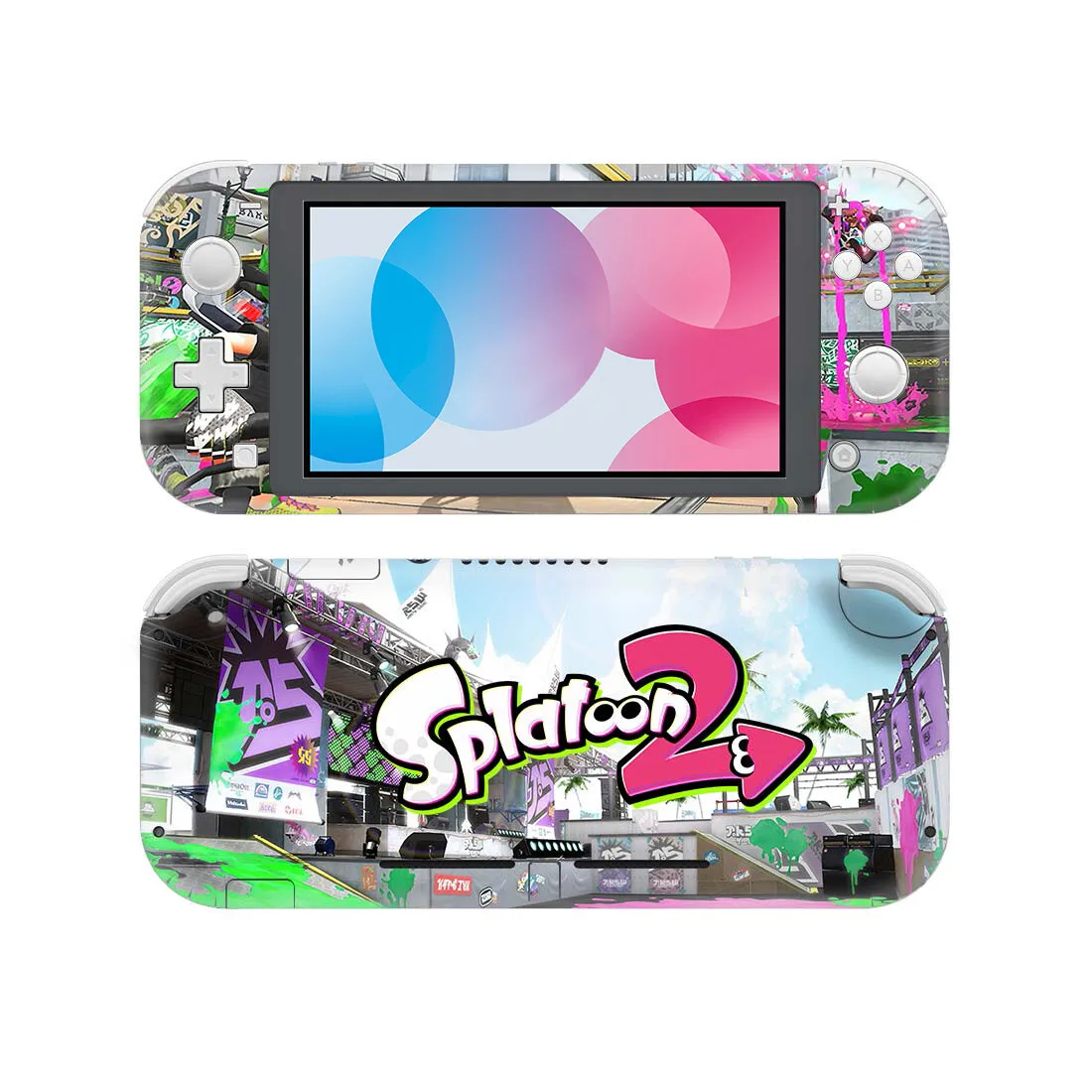 Game Splatoon Sticker Skin Cover for Nintendo Switch Lite Console Dock Charger Stand Holder Joycon Skin Vinyl