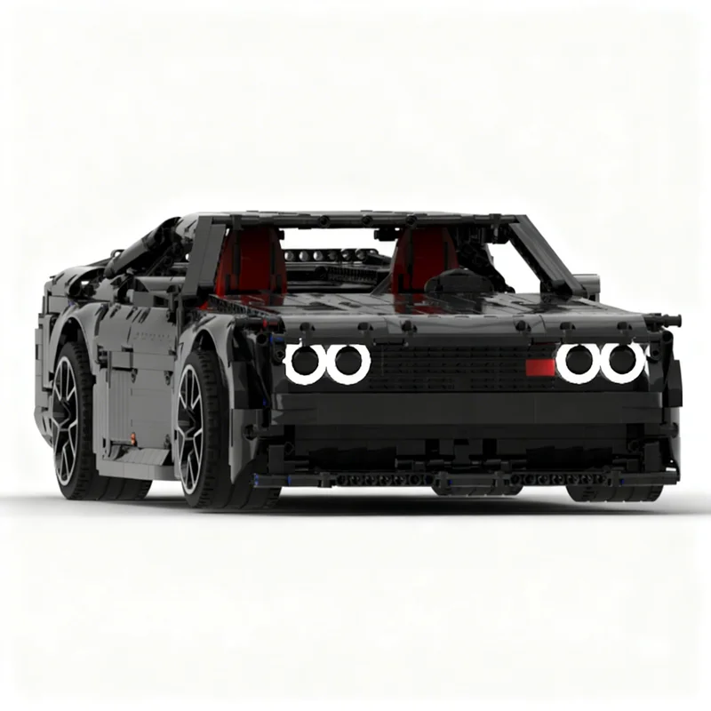2616pcs MOC Technical Dodge Challenger Hellcat Model Toys Building Blocks Architecture Christmas Gifts Idea Display Collection