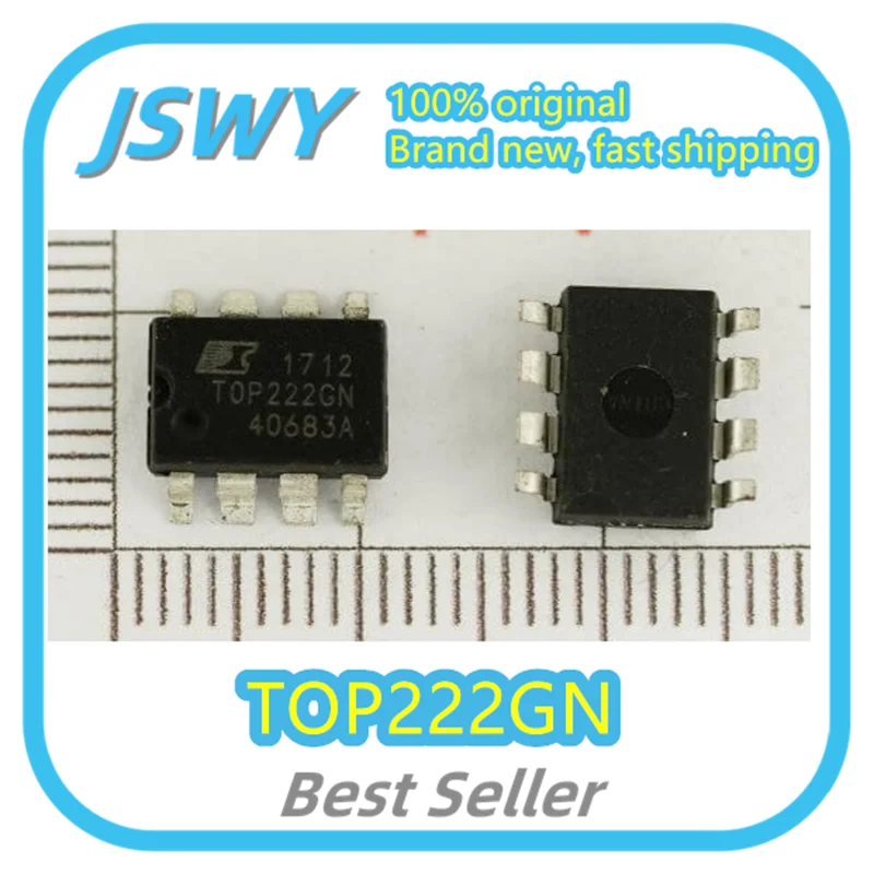 (10/50pcs) TOP222GN TOP222 SOP-8 Power Supply Chip Brand New Original Bulk Stock