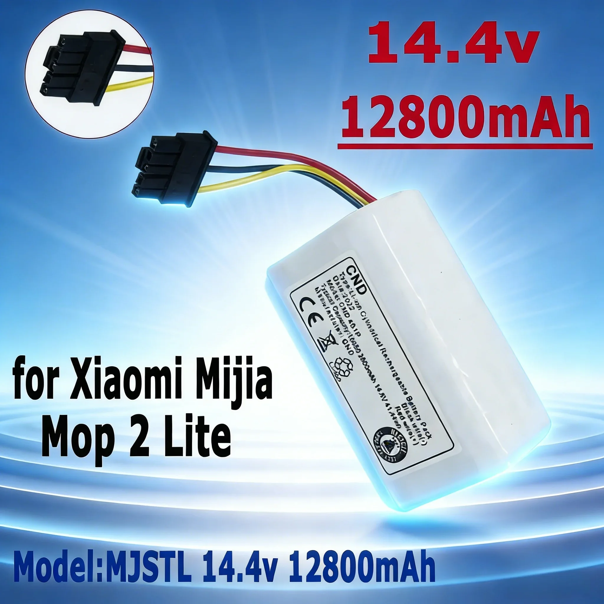 

Новая батарея 14.4V 4000mAh N011-4S1P для робота-пылесоса Xiaomi Mi Robot Vacuum Mop 2 Lite MJSTL