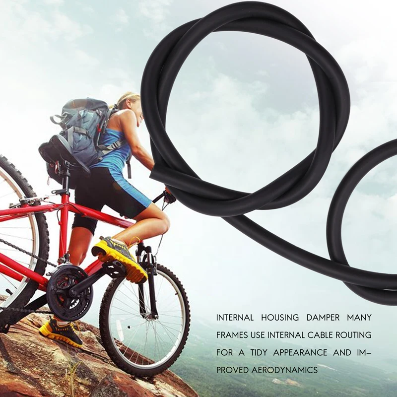 Bike Cable Housing Bicycle Foam Cable Housing Bike Internal Line Housing Damper Cable Outer Protective Cover 1.15M image 2