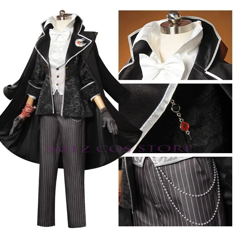 w,3;f'5\b/Game Identity V Frederick Kreiburg Cosplay Costume Composer Wig The Forgotten George Uniform Suit Halloween 6;h\b.8'k/