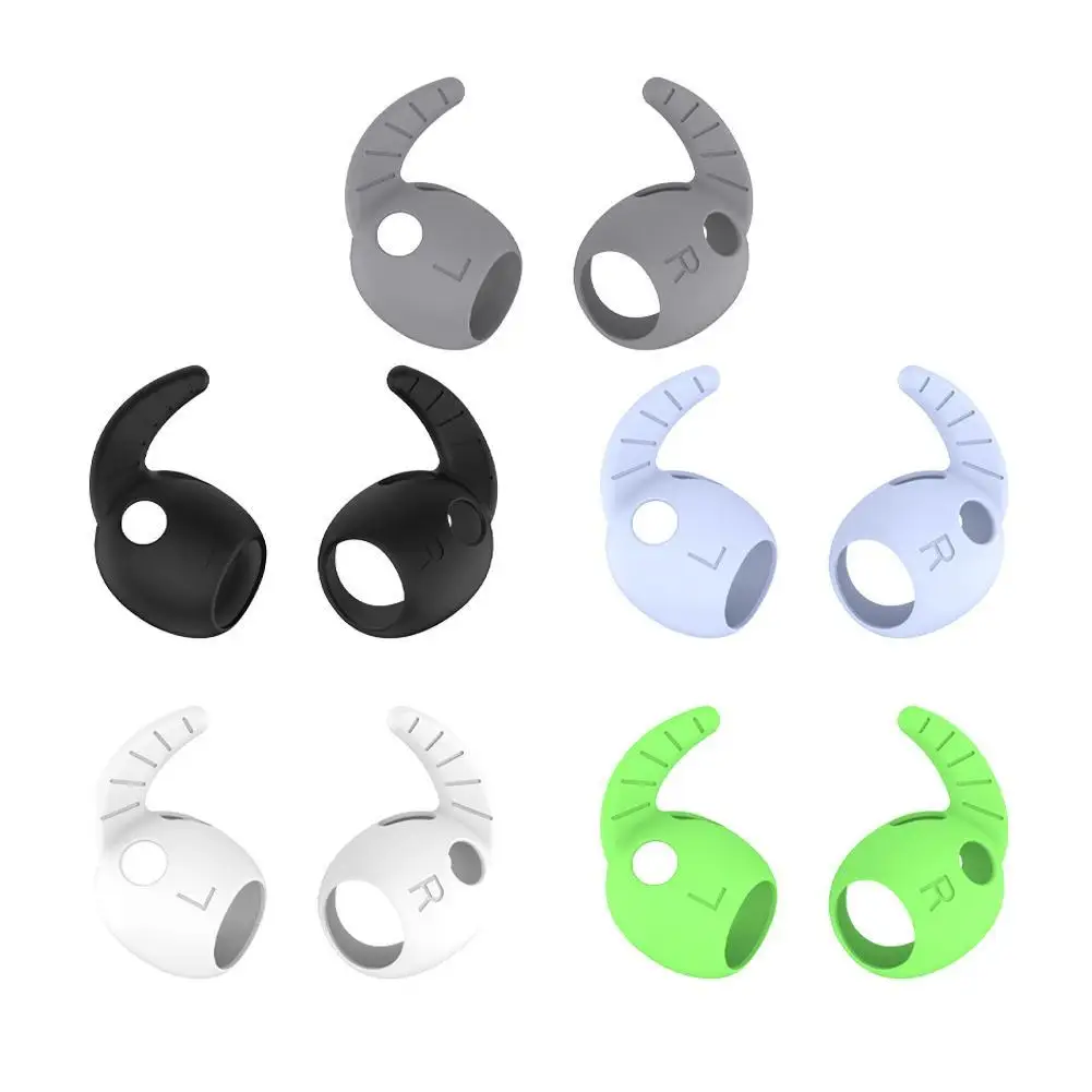 5Pairs Soft Silicone Eartips Earplug Wings Hook Earbuds Headphone Earcap Ear Cover For Samsung Galaxy Buds 3 Pro