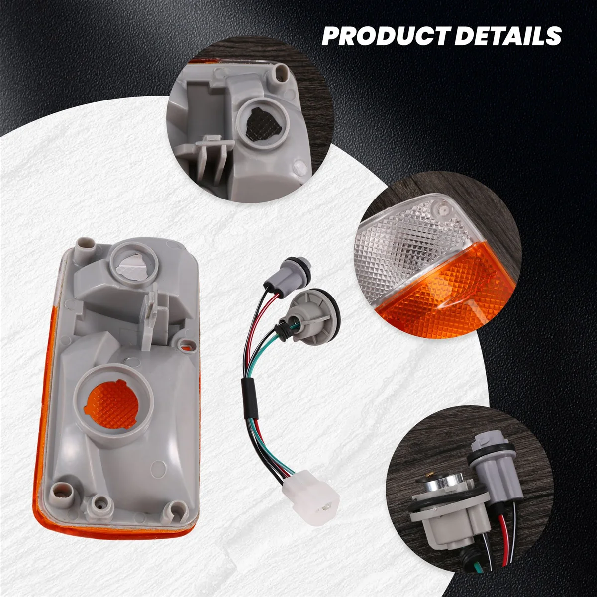 Левый угол, фотовспышка для Nissan патруль GQ Y60 1987-1994