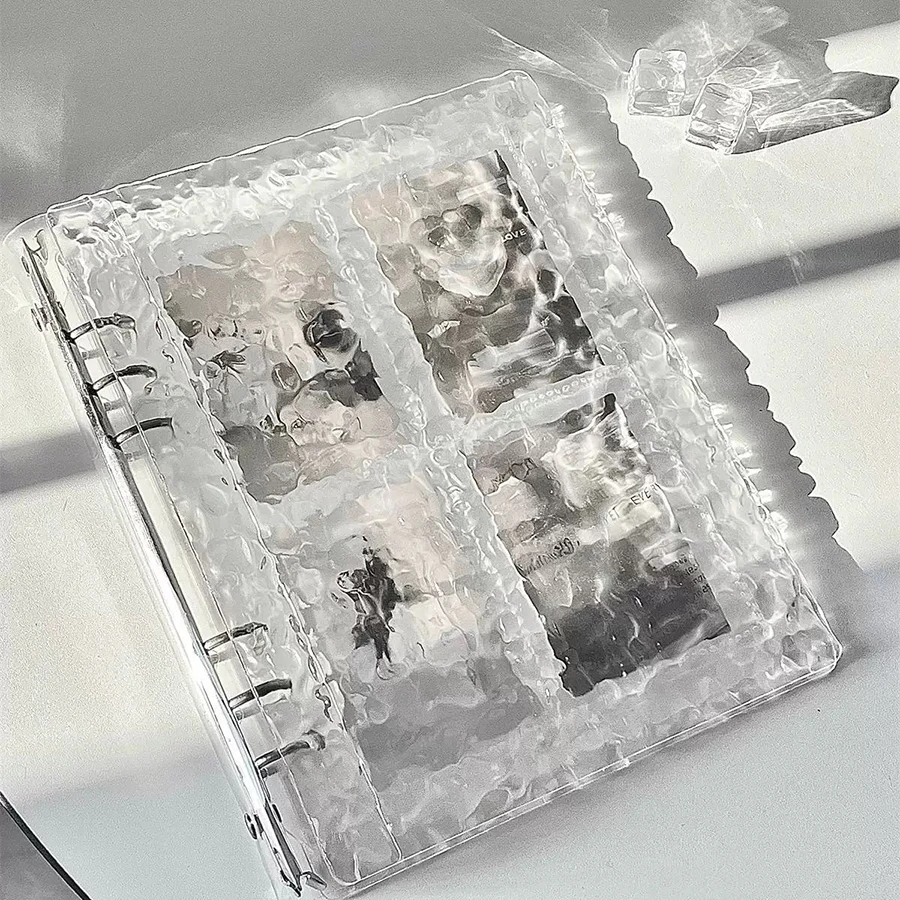 Sharkbang A5/Mini Crystal Binder Kartenbuch, 20 Stück doppelseitige Nachfüllbeutel, Loseblatt-Fotoalbum mit festem Einband, Postkarten-Organizer – Detail 2