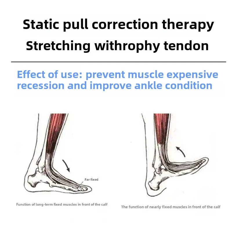 مدرب الكاحل، روبوت تمرين القدم، قابل للتعديل، يستخدم محمول، مصحح الوضعية، تخفيف آلام الصحة #4