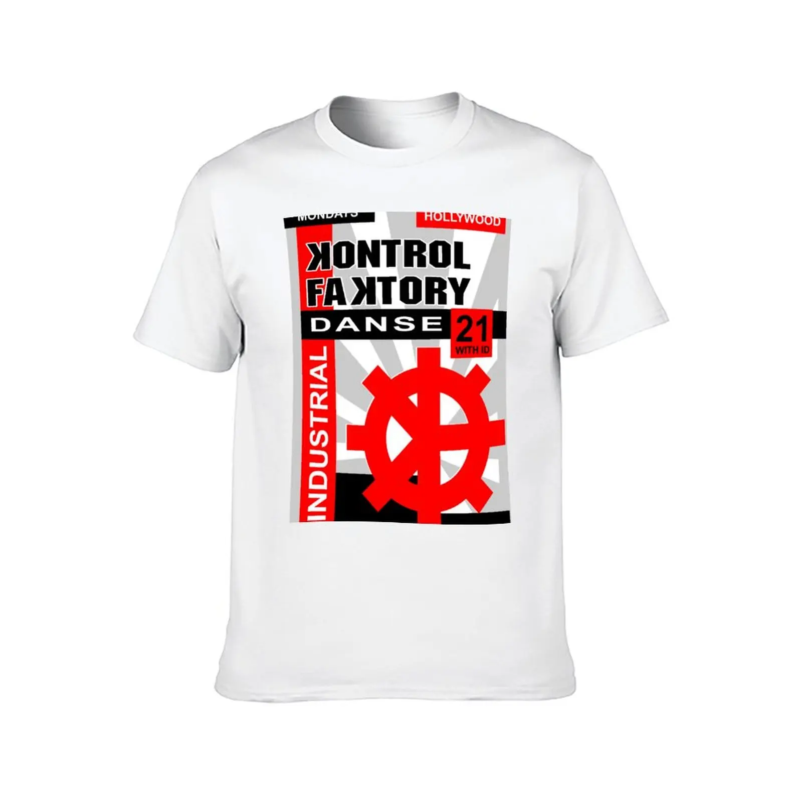 Kontrol Faktory Industrial Danse T-Shirt t shirts for man cotton funny funny t shirts man g man t shirts for men T-Shirt