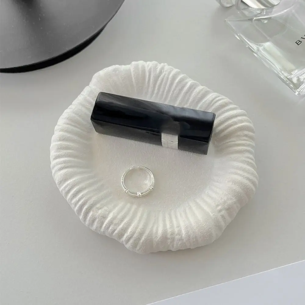 Irregular Ceramic Jewelry Storage Tray Multi-Function Storage Plate Creative Artistic Jewelry Display Rack