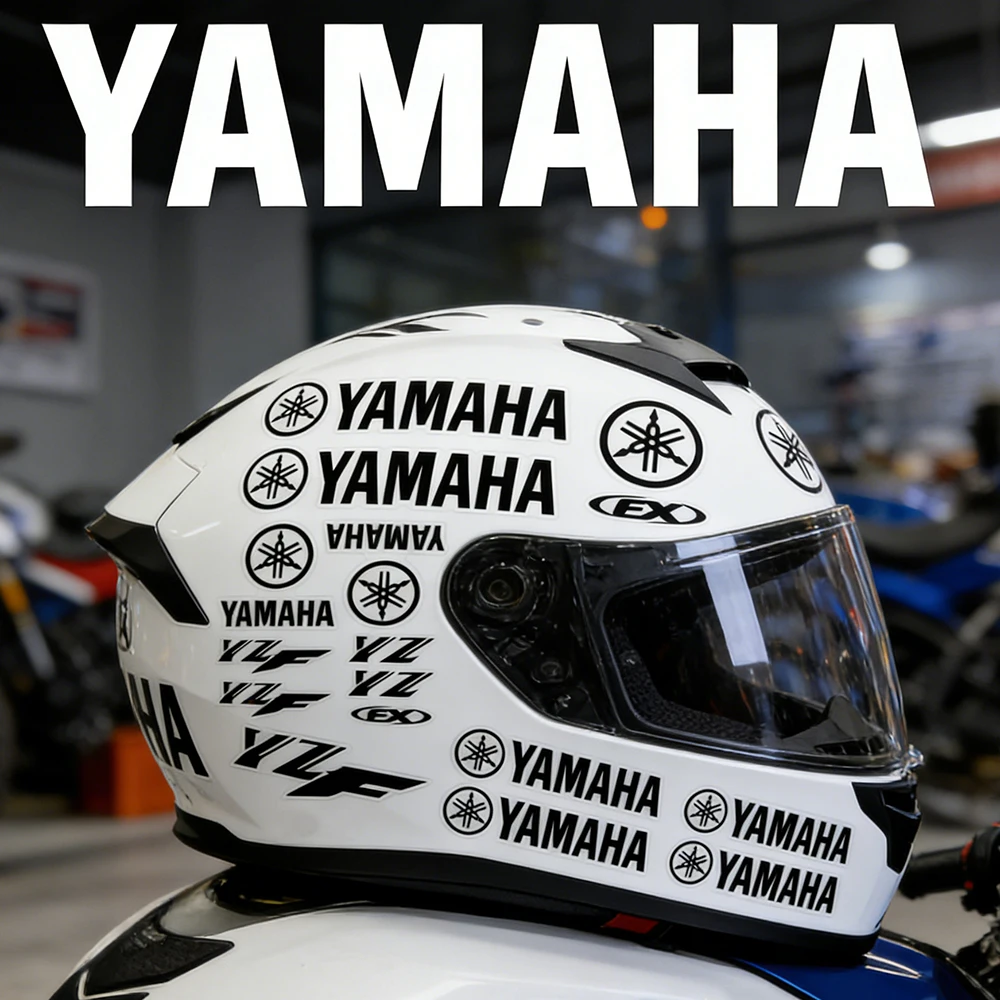 Motorcycle Reflective Stickers for Yamaha YZF-R1 3 6 9 15 YZ125 250 450F Etc. Helmet Fuel Tanks Durable Decor Vinyl Decals