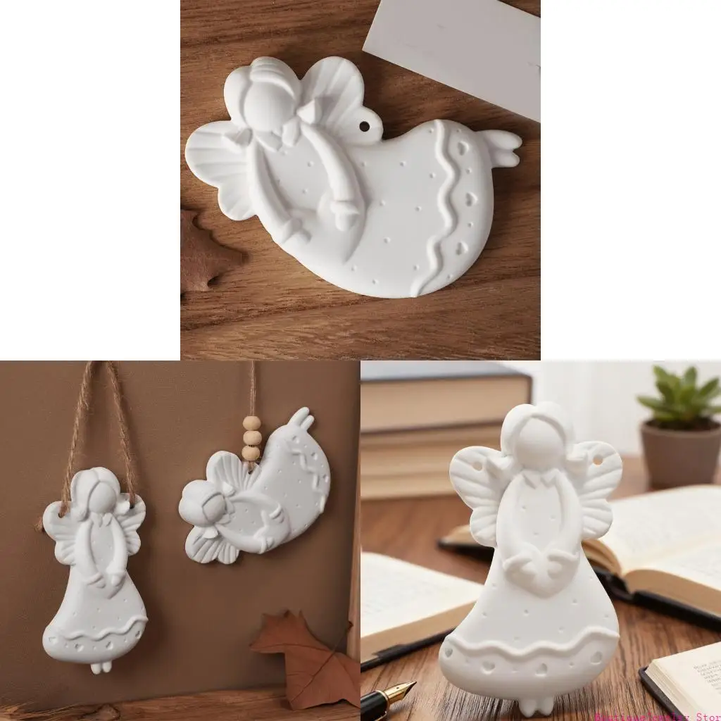 

E1PE Portable Angelic Figurine Designs Sturdy Silicone Mould Accessory for Confectionery Art Fashionable Multipurpose
