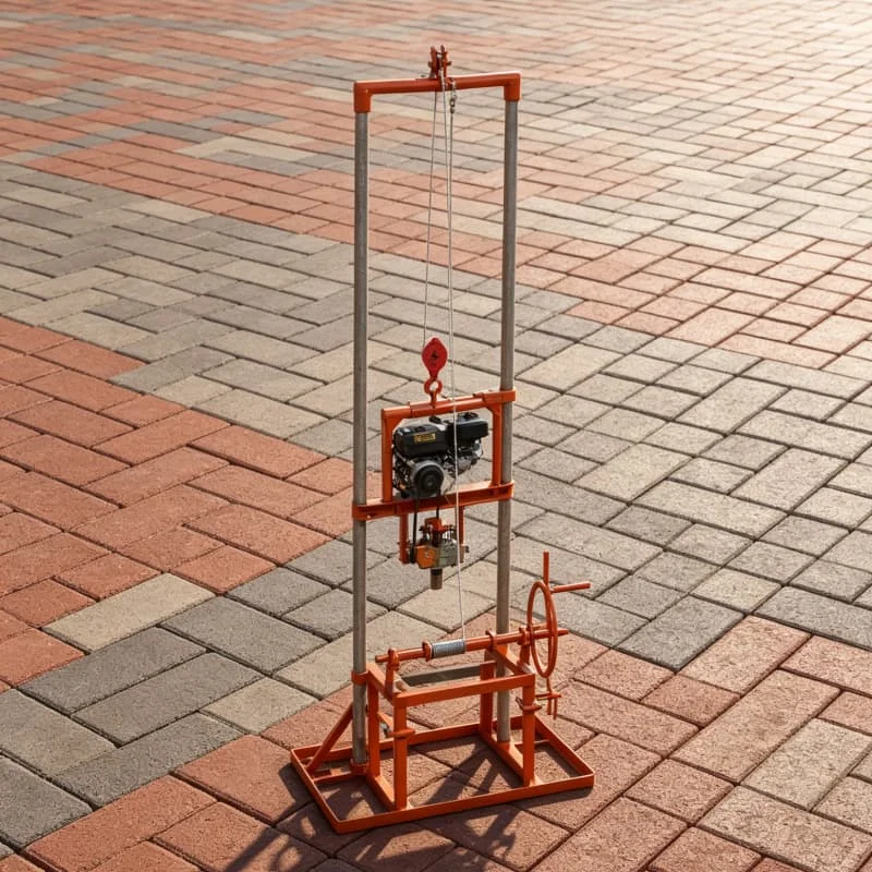 

Customized Sonic Logging Pipe Dredging Rig, Small Pipeline Blockage Dredging Rig, Small Water Well Driller with Gantry Frame