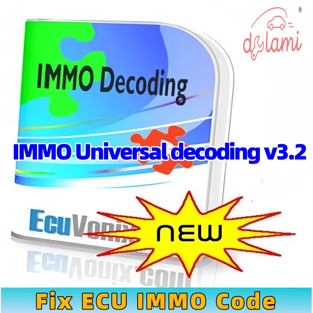 

IMMO Universal Decoding 3.2 с бесплатным кейгеном Инструмент обслуживания IMMO V1.2 Обе автомобильное диагностическое программное обеспечение EcuVonix 3.2 Необмеженание трещины