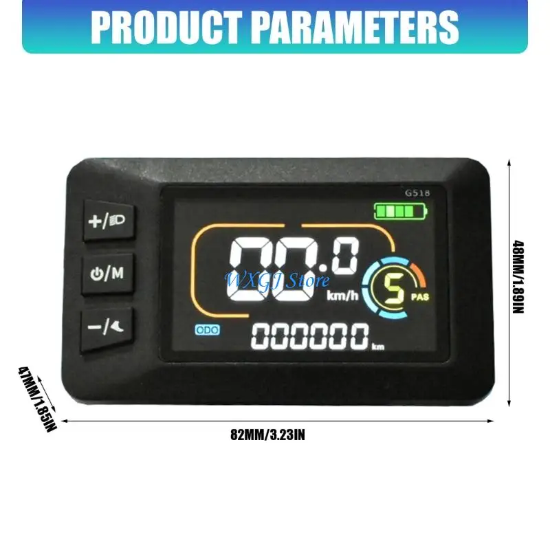 37JE 24-72V Battery Meter, Battery Capacity Voltages Indicators, Leads-Acid & Lithiums Charges Discharge Monitors Motorcycle