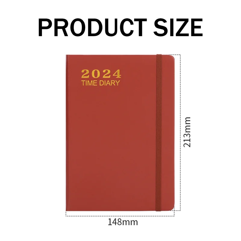 2024 Pocket Planner Calendar 2024 , Weekly Monthly Planner With Pocket, Elastic Closure, Note Pages, Monthly Tabs Durable Black