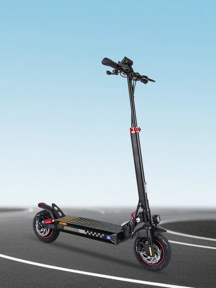 Wildstride Elektrische Scooter 800w 48v/15ah 40-60km Bereik 45km/u Snelheid 10 Inch Off-Road Banden Opvouwbaar Volwassenen E-scooter App T4plus - afbeelding 2