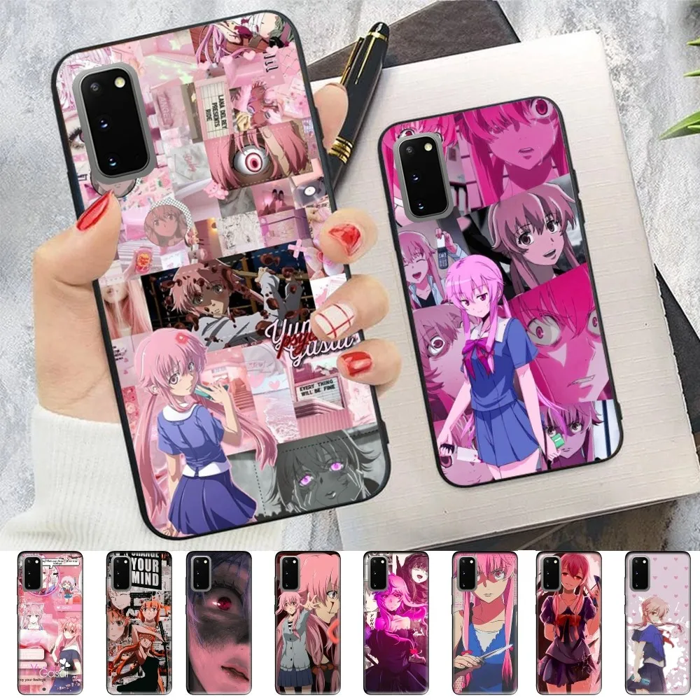 Anime Mirai Nikki Future Diary Phone Case For Samsung S 9 10 20 21 22 23 30 23plus lite Ultra FE S10lite Fundas