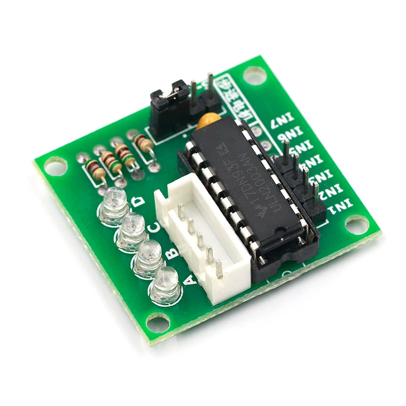 Módulo de prueba de placa de controlador de Motor paso a paso ULN2003 de alta potencia para Arduino AVR SMD