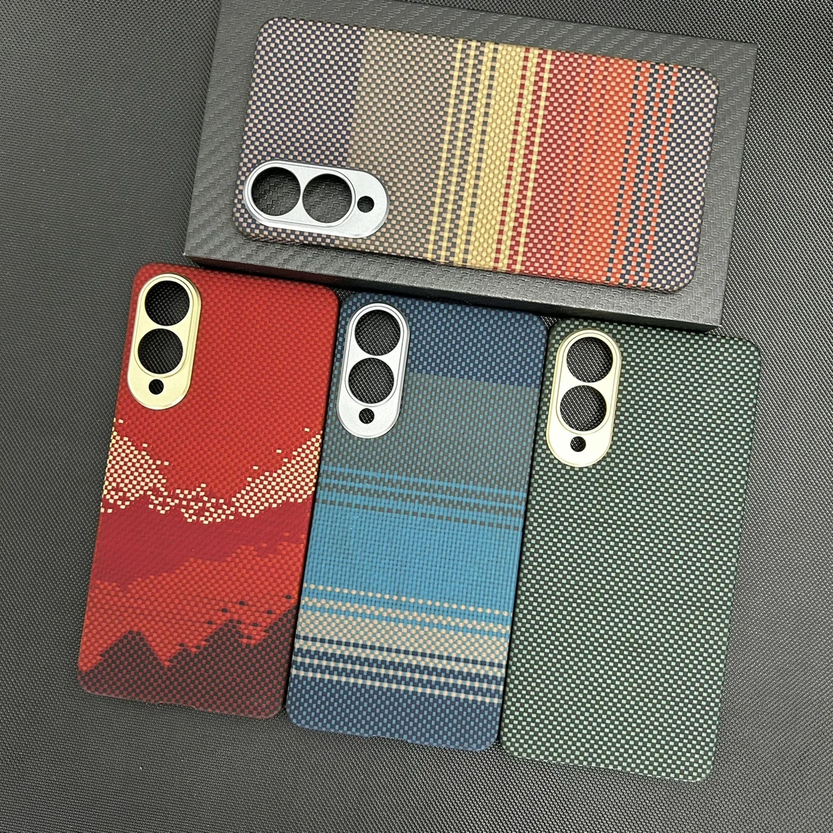 

Suitable for Samsung S25 Edge Phone Case Kevlar Aramid Fiber Magnetic Lightweight Simple Protection Cover for Samsung S25 Edge