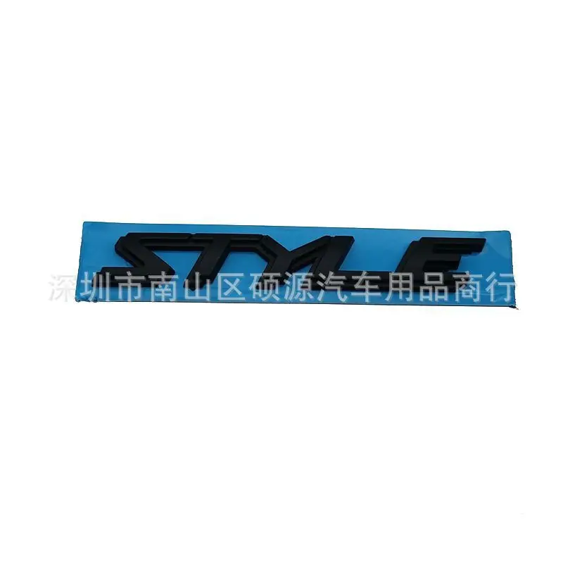 3D Stereo ABS STYLE Alphabet Emblem Universal Auto Rear Trunk Side Body Modified Exterior Decor Sticker Auto Styling Accessories