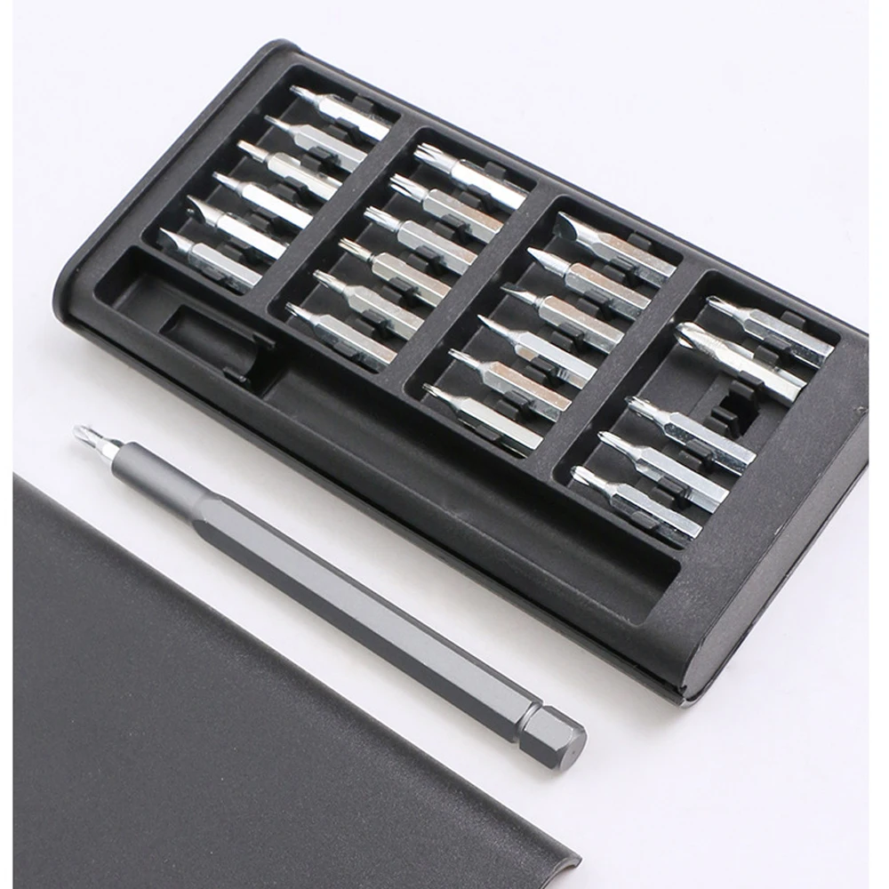 

25-in-1 Screwdriver Set Magnetic Multi-function Precision Computer Glasses Mobile Phone Repair Tool Household Mini Screwdriver