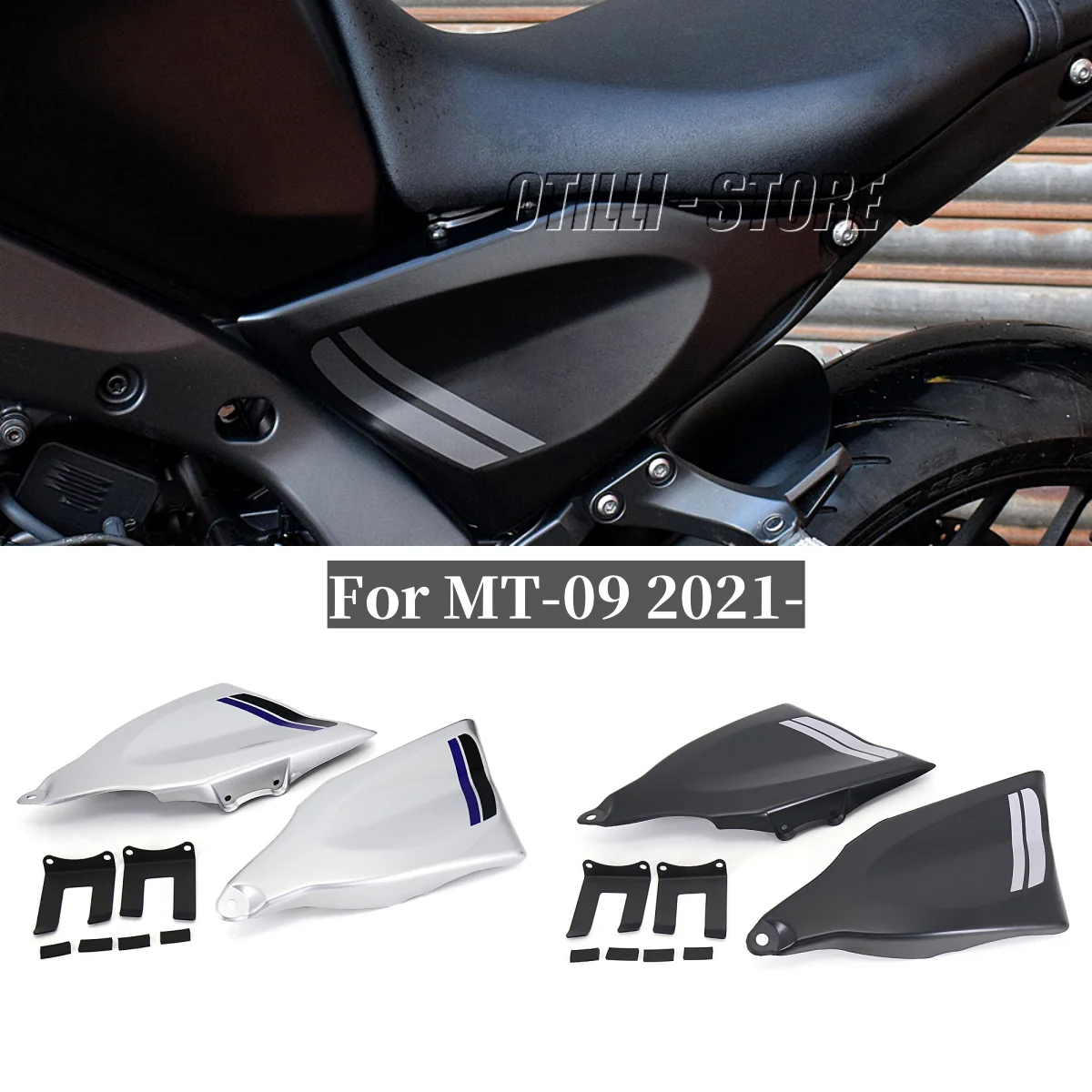 

Мотоциклетная рама из АБС-пластика, заполняющая боковую панель, декоративная крышка капота, обтекатель для YAMAHA MT-09 MT09 MT 09 mt09 2021 2022