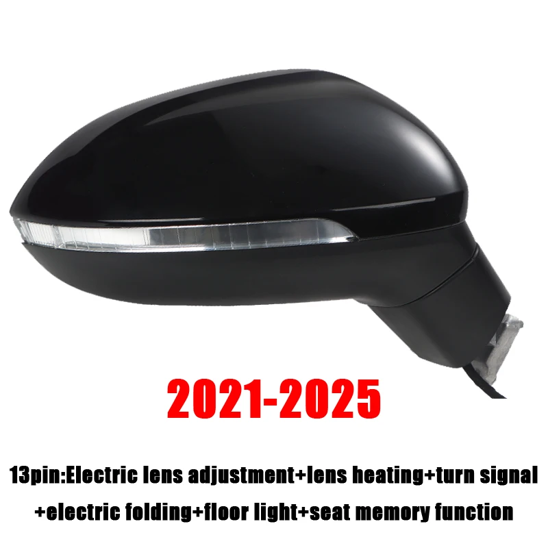 Car Outside Door Rearview Mirror Assemblys For VW Arteon 2019 2020 2021 2022 2023 2024 2025 8/10/15/17pins Auto Accessories image 3
