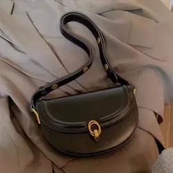 Borse a tracolla piccole di lusso per le donne 2023 borsa a tracolla di design di tendenza sotto le ascelle borse per lo Shopping da donna in pelle PU