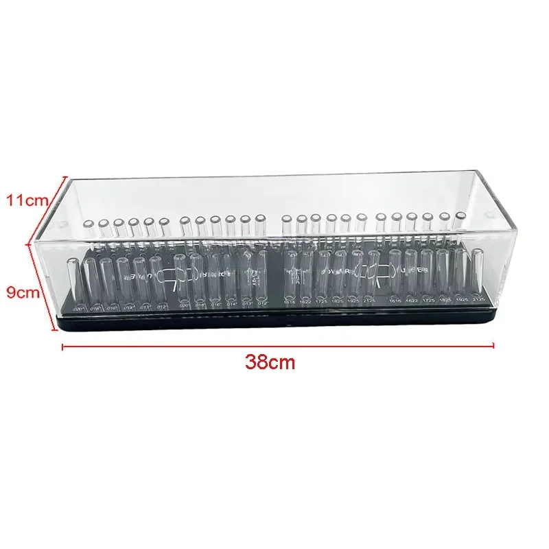 High Quality Dentistry Acrylic Dispenser Placing Box for Both Dental Round and Rectangular Archwire Combination Storage Box