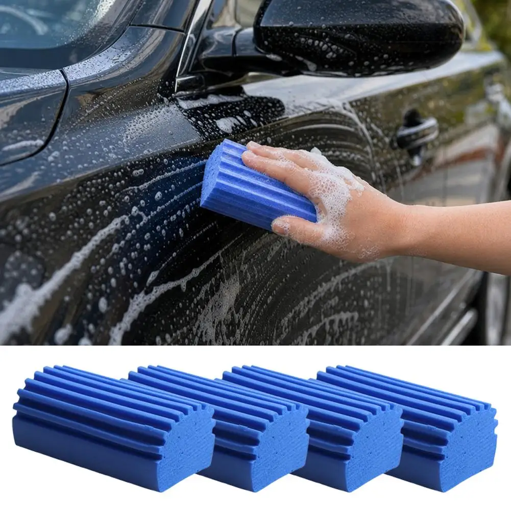 Car Damp Clean Duster Cleaning Sponges Window Cleaning Sponge Dust Removal Dusters for Home Kitchen Bathroom Car Cleaning Tools