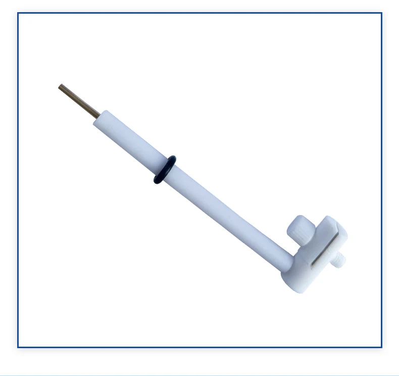 

PTFE Platinum Working Electrode Clip with Built-in 10x15x0.1mm Metal/Non-Metallic Sheet Holder