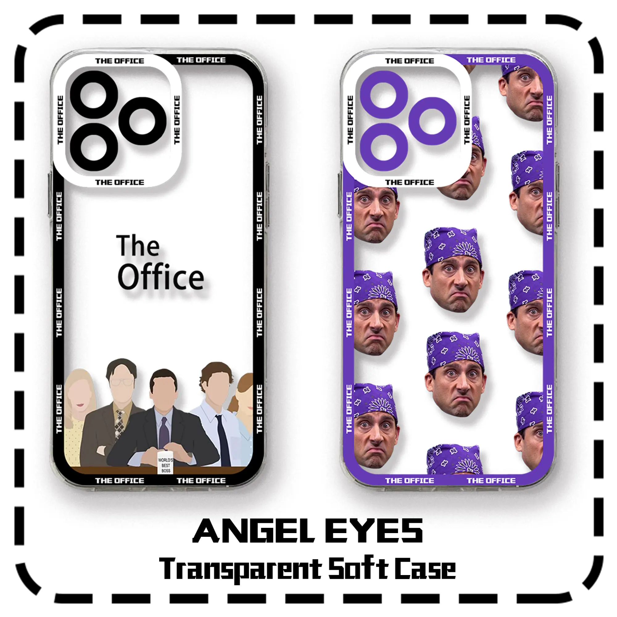 The office Tv Show Hot Phone Case per iPhone 15 14 13 12 11 Mini Pro Max X XR XSMax 6S 6 7 8 Plus SE20 Cover trasparente