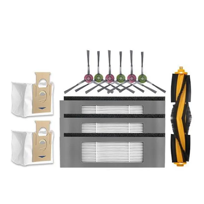 

Комплект сменных фильтров и щеток PORK для робота-пылесоса ECOVACS DEEBOT N10 N10 Plus, набор аксессуаров