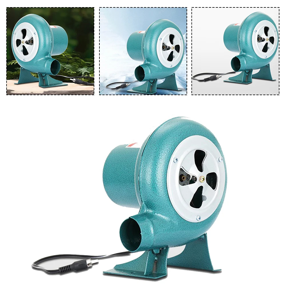 Ventilador de churrasco ao ar livre, 2800rpm, ferreiro, 5 lâminas, velocidade do vento ajustável, fluxo de ar de baixa pressão para ferreiro