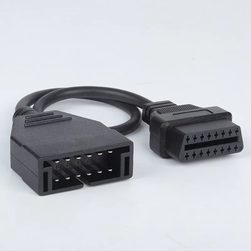 

12 Pin To OBD To OBD2 16-Pin Converter Adapter Cable for GM Chevrolet Silverado GMC Sierra Car Diagnostic Adapter Plug Cable