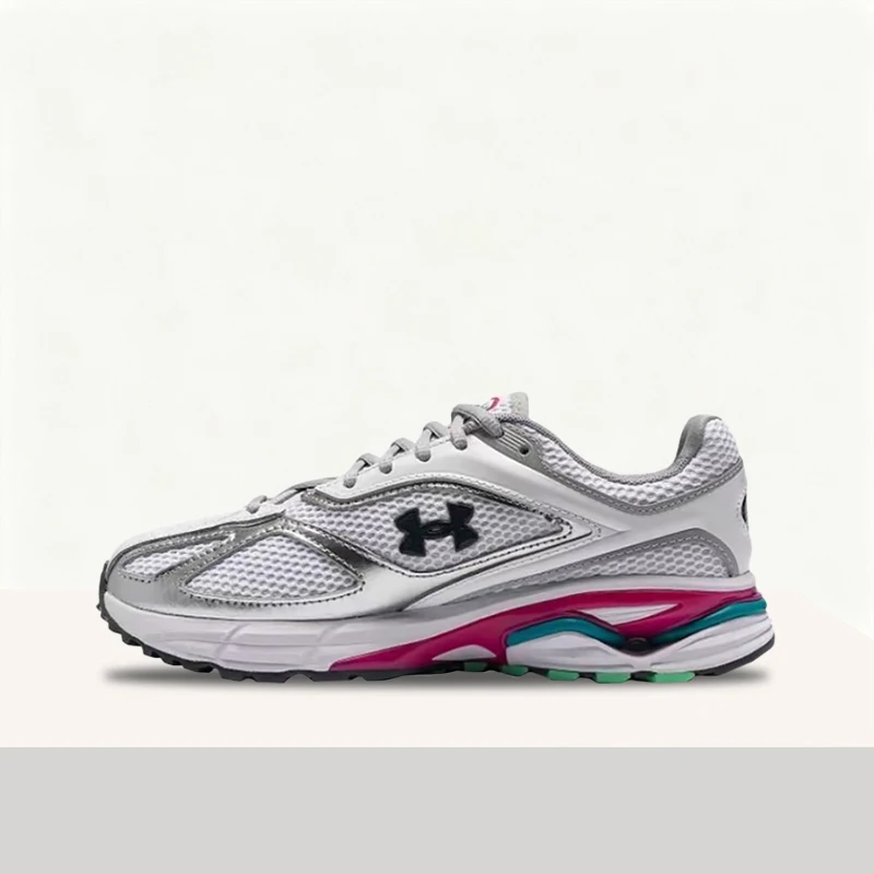 Under Armour HOVR Apparition Unisex Silver-Gray Low-Top Casual Shoes – Breathable Shock-Absorbing Sports Comfort 3027595-110