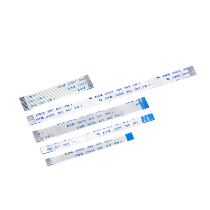 1.0Mm FFC Flexible 100Mm Long Drone Printer 4 5 6 7 8 9 10 PFPC Flat Cable
